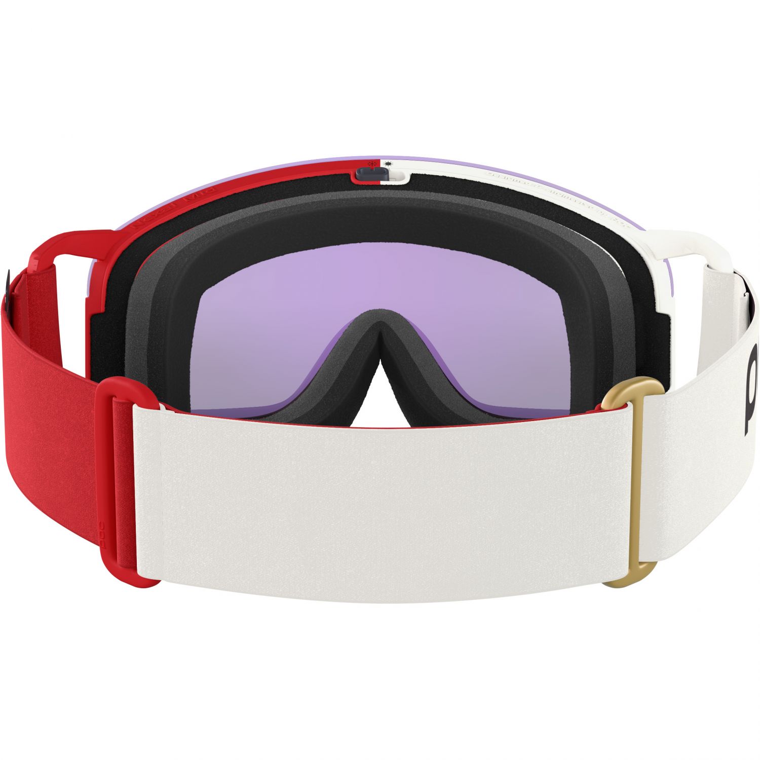 POC Nexal Mid, gogle narciarskie, rouge/blanc