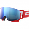 POC Nexal Mid, óculos de esqui, vermelho prisma
