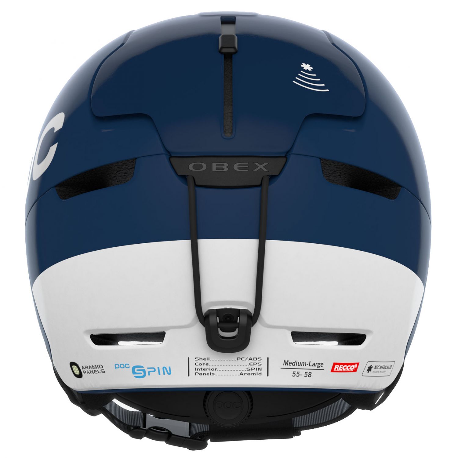 POC Obex Backcountry Spin, ski helmet, lead blue