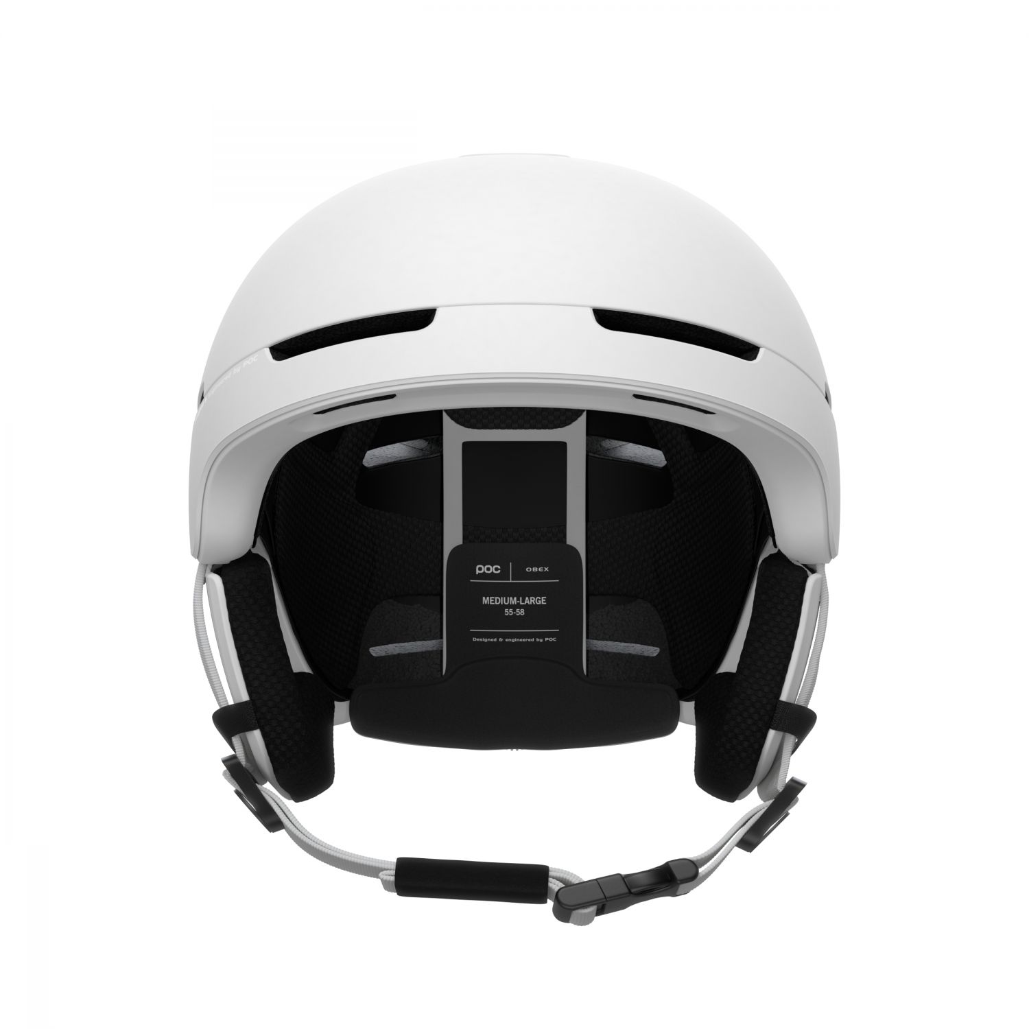 POC Obex BC MIPS, casque de ski, hydrogen white matt