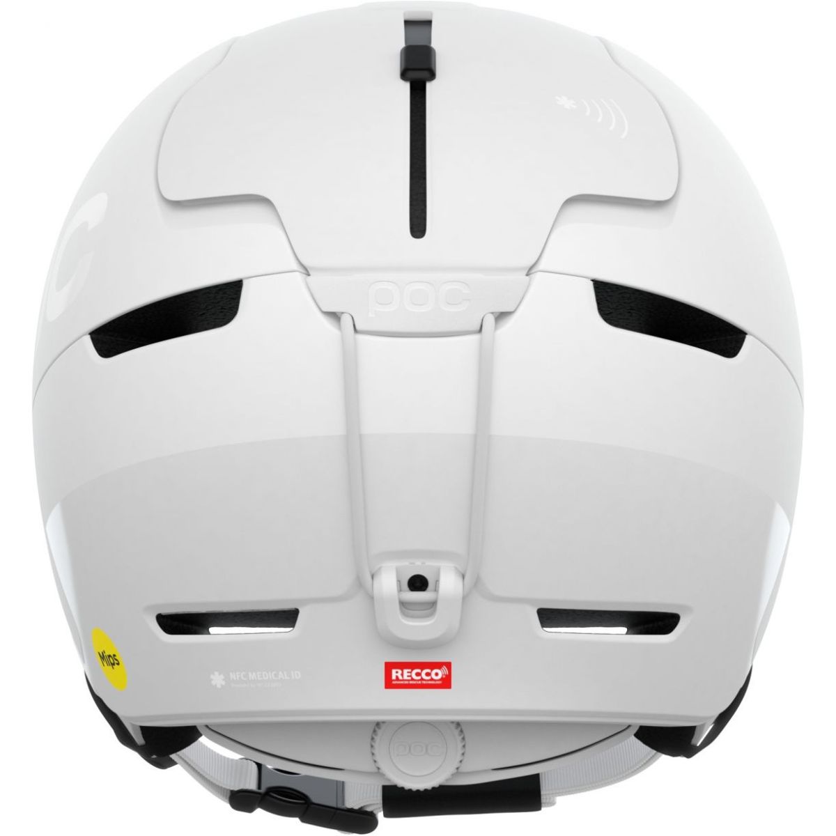 POC Obex BC MIPS, casque de ski, hydrogen white matt