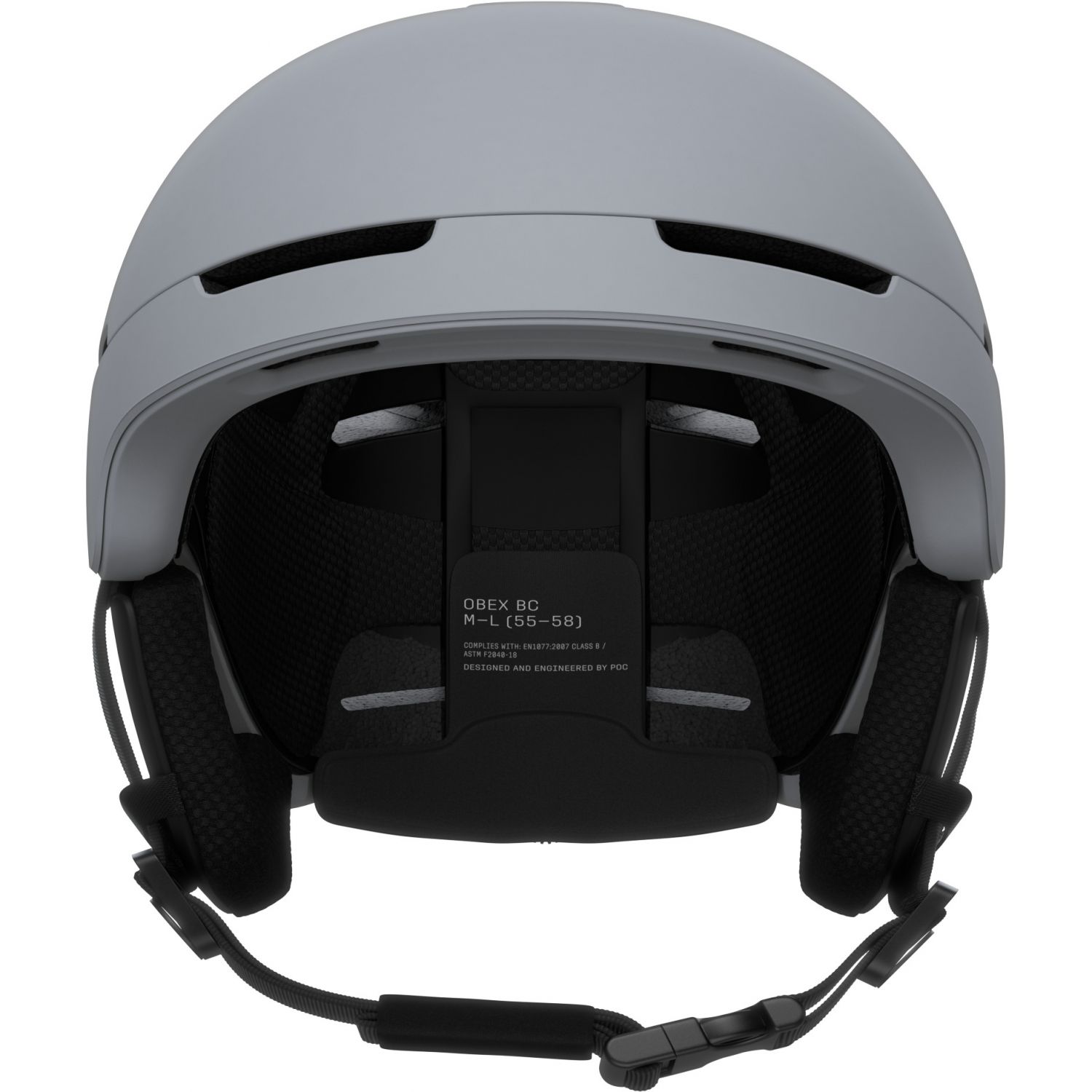 POC Obex BC MIPS, Skihelm, granite grey matt