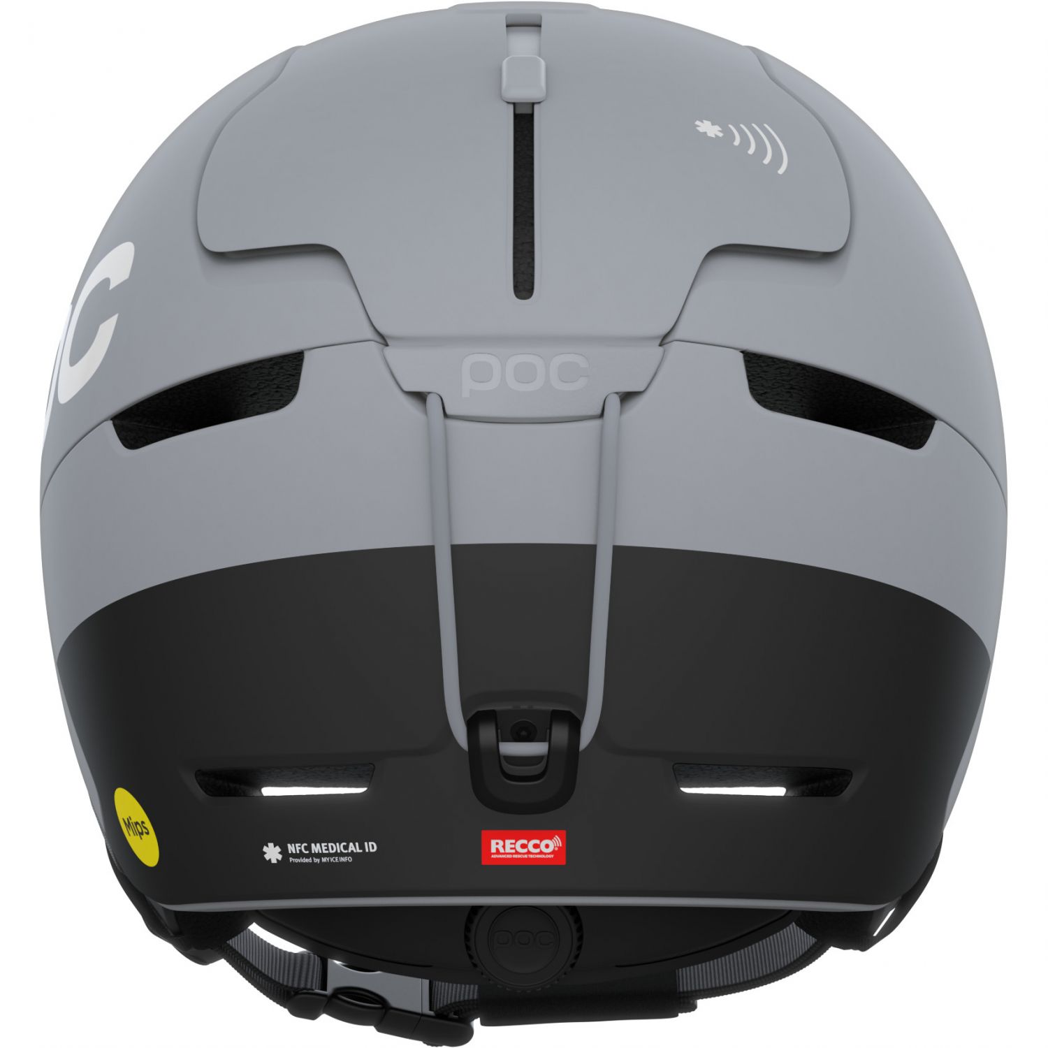 POC Obex BC MIPS, Skihelm, granite grey matt