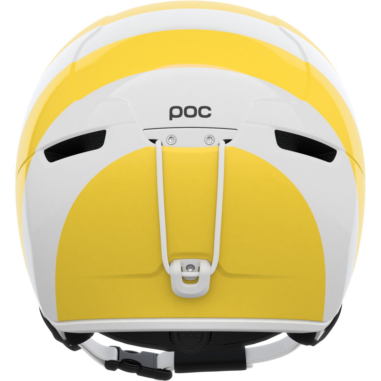POC Obex Pure, casque de ski, jaune/blanc