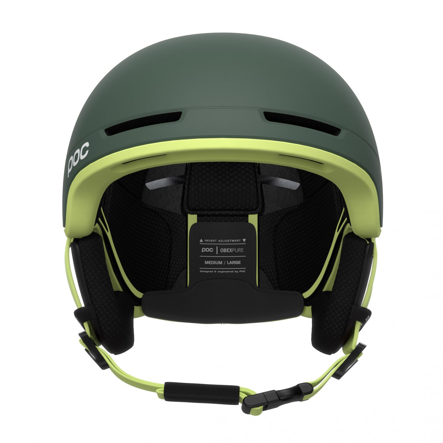 POC Obex Pure, skihjelm, epidote green matt