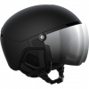 POC Obex Visor, capacete de esqui com viseira, preto urânio mate