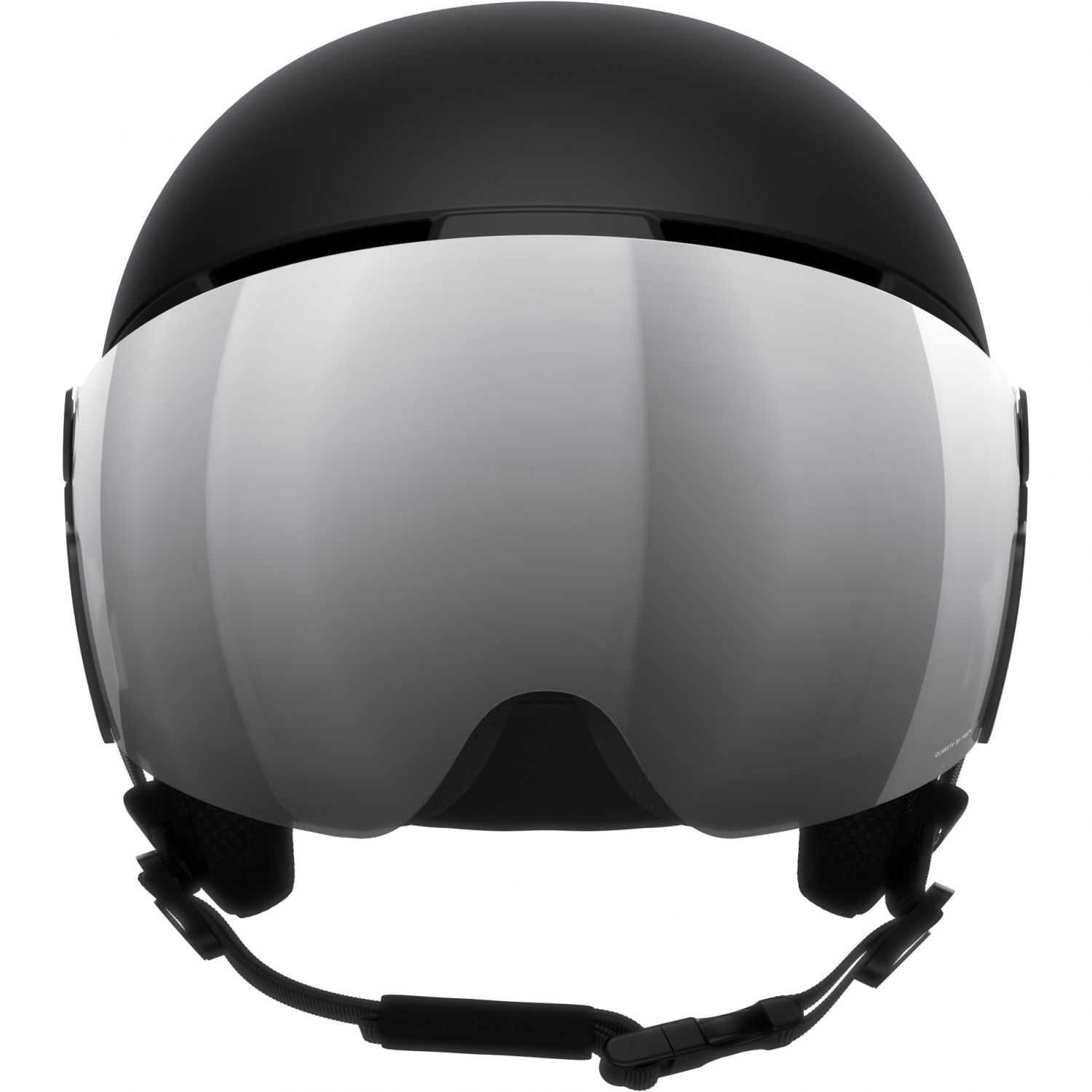POC Obex Visor, capacete de esqui com viseira, preto urânio mate