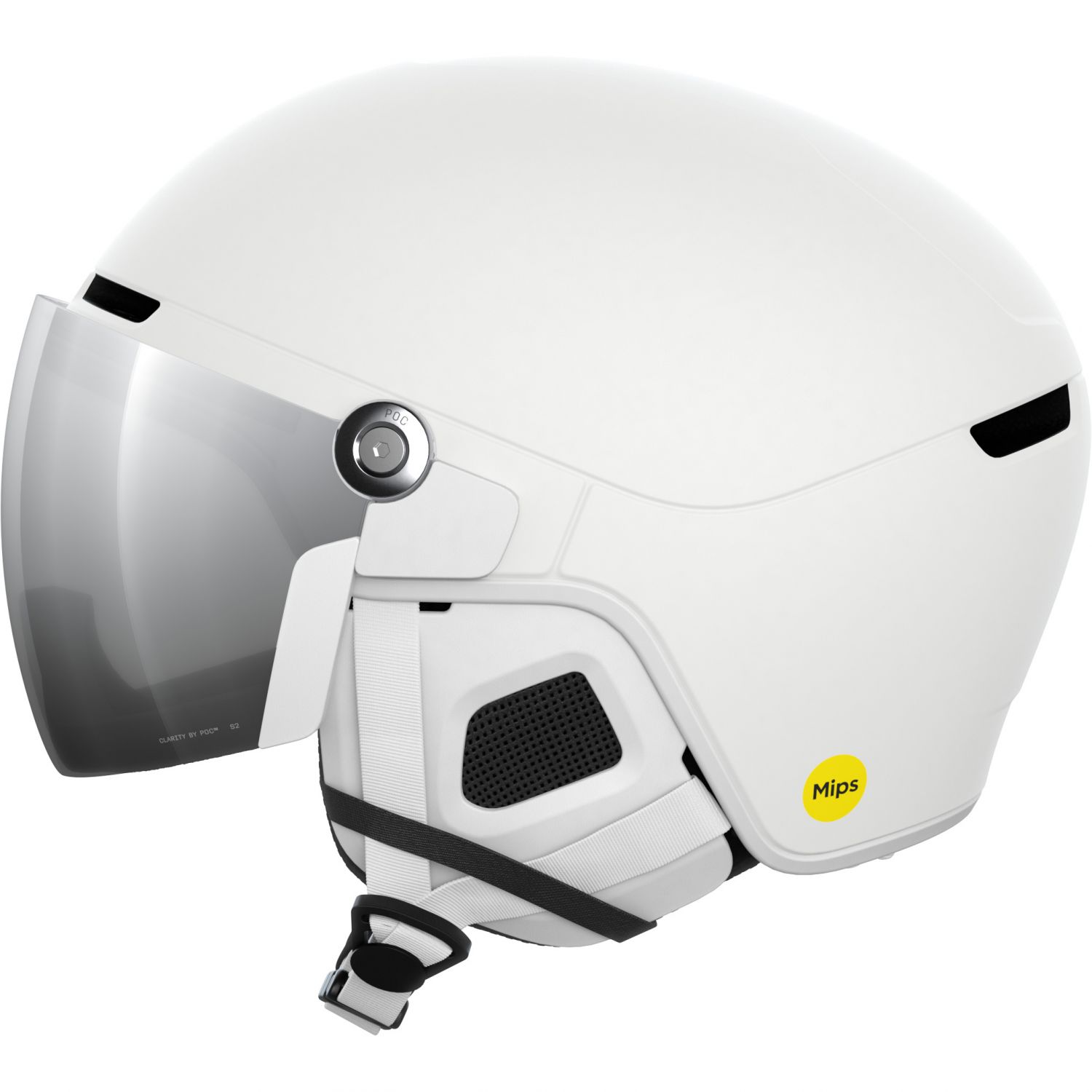 POC Obex Visor, ly?a?ská helma s hledím, hydrogen white