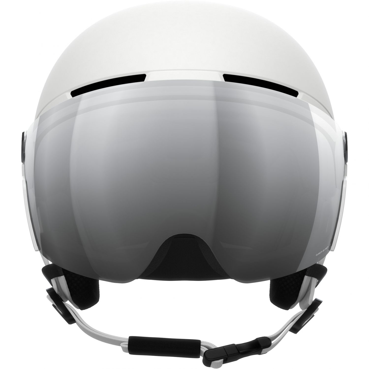 POC Obex Visor, Skidhjälm med Visir, Hydrogen White