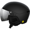 POC Obex Visor, Skidhjälm med Visir, Uranium Black Matt