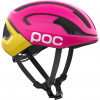 POC Omne Air MIPS, cyklistická helma, rhos red matt/citrine yellow matt