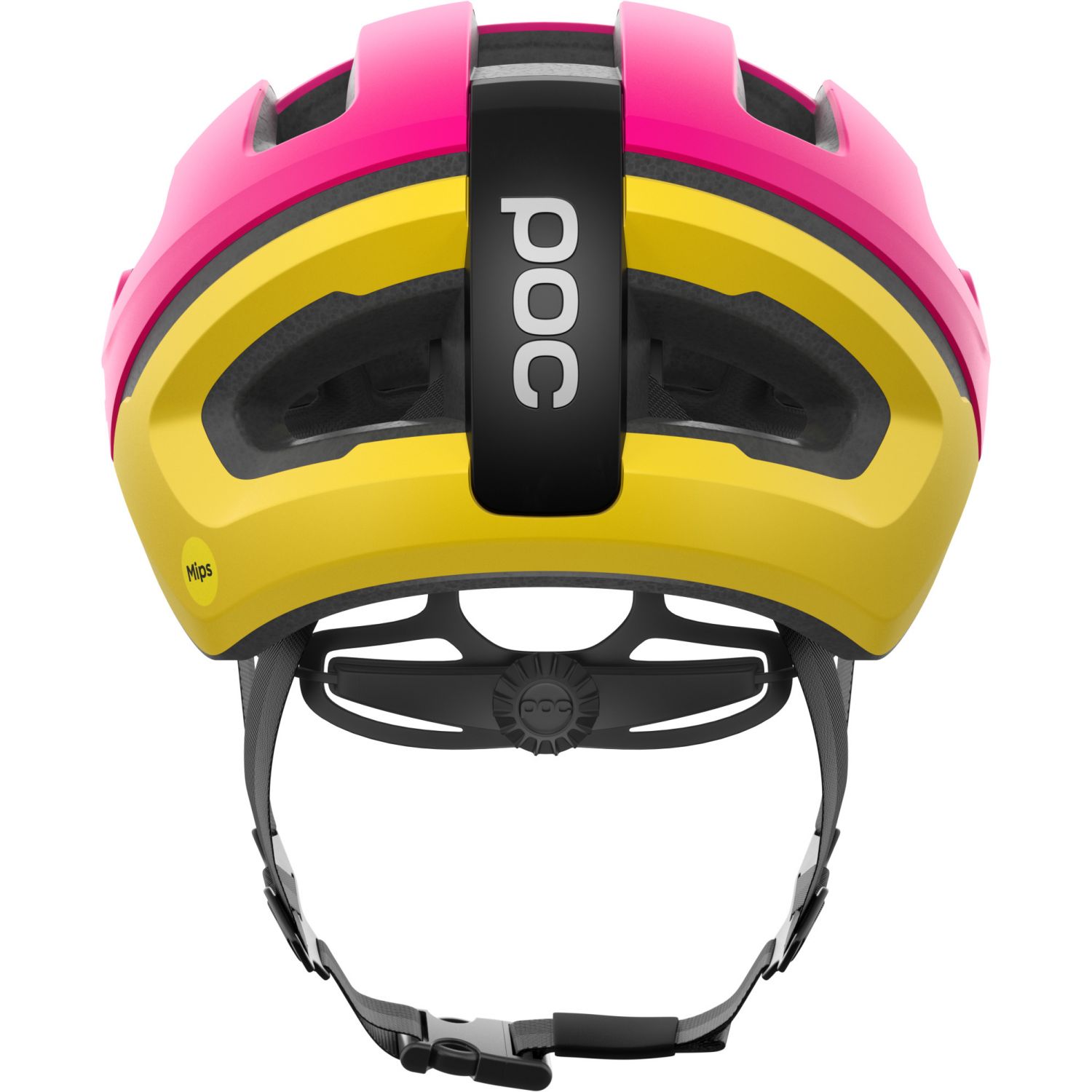 POC Omne Air MIPS, pyöräilykypärä, rhos red matt/citrine yellow matt