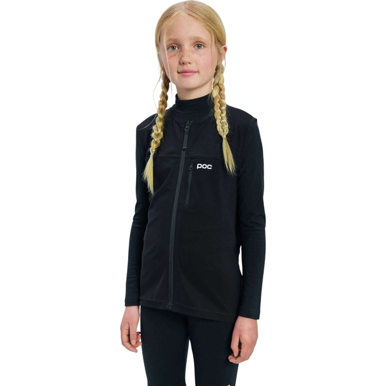 POC VPD Air Vest, carapace, junior, negru