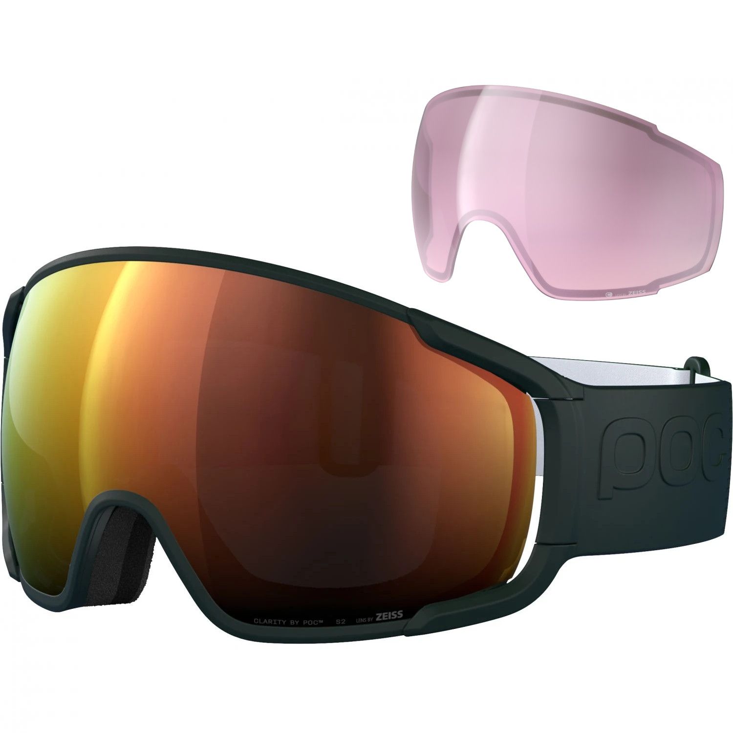 POC Zonula, Skibrille, Pargasite Green