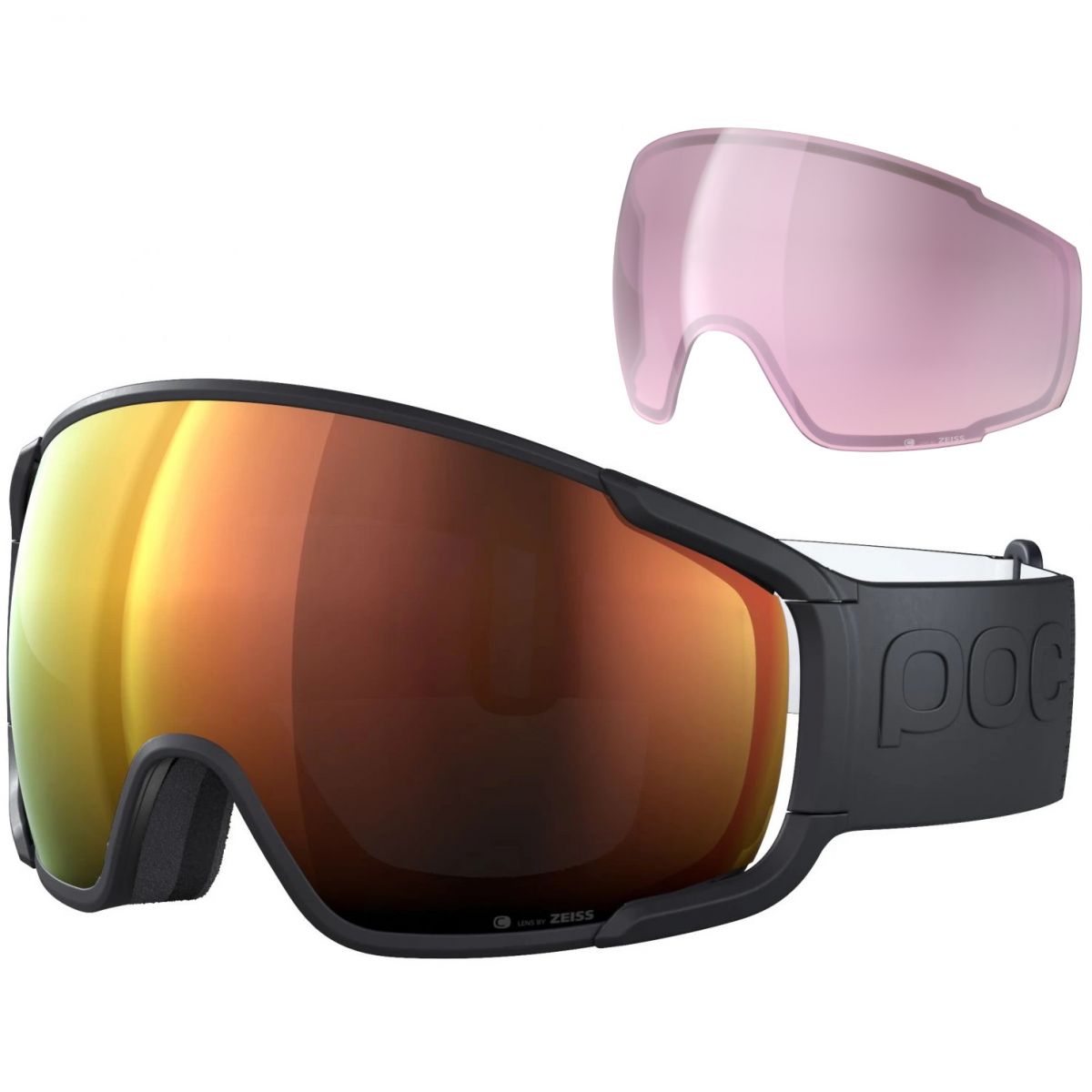 POC Zonula, Skibrille, Uranium Black