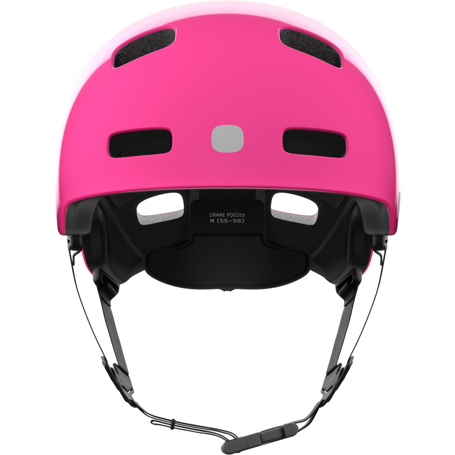 POCito Crane MIPS, capacete de bicicleta, júnior, rosa fluorescente