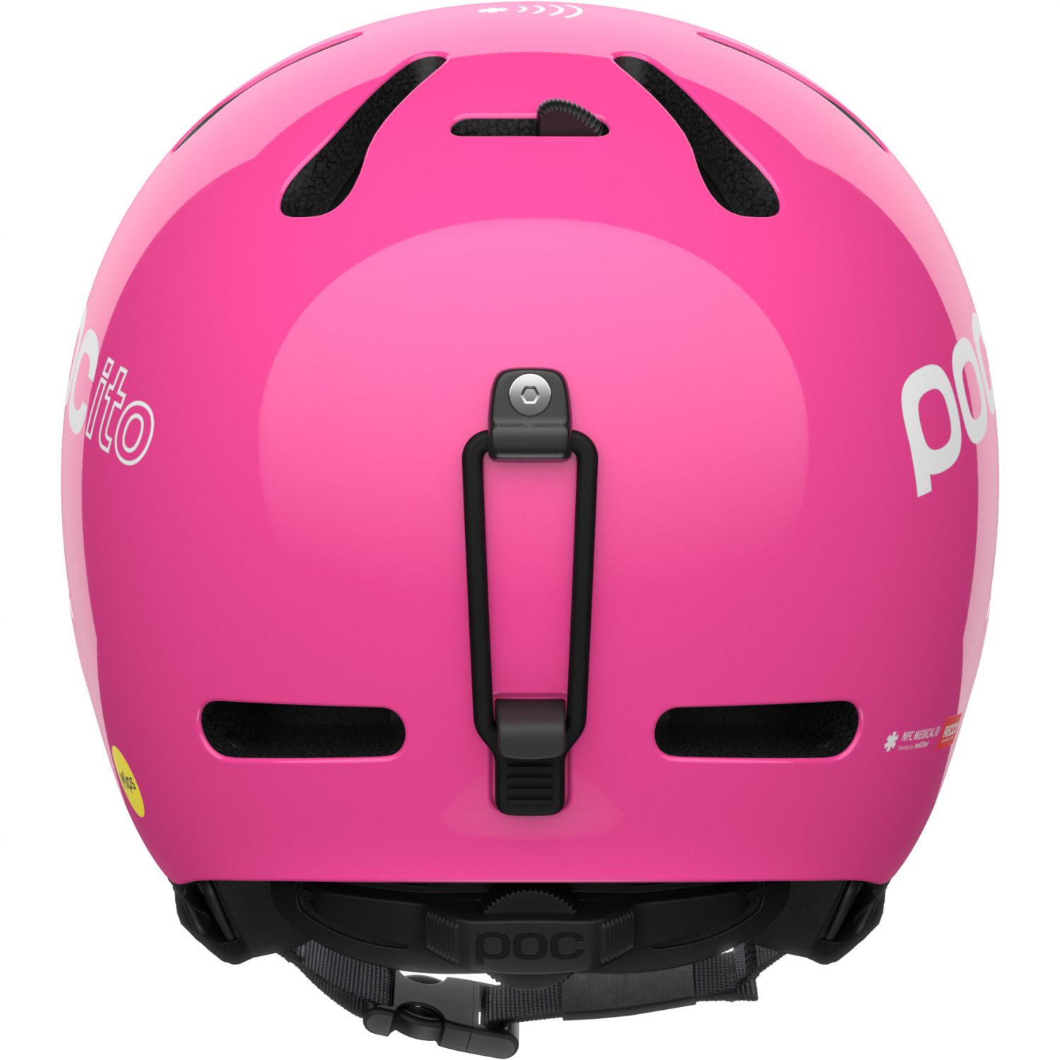 POCito Fornix MIPS, capacete de esqui, júnior, fluorescent pink