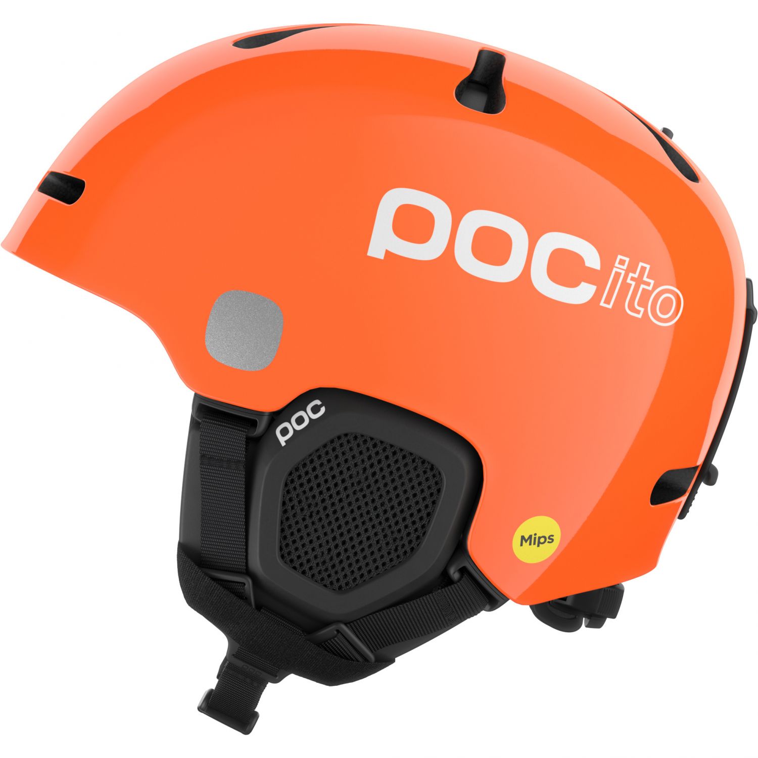 POCito Fornix MIPS, capacete de esqui, juvenil, fluorescent orange