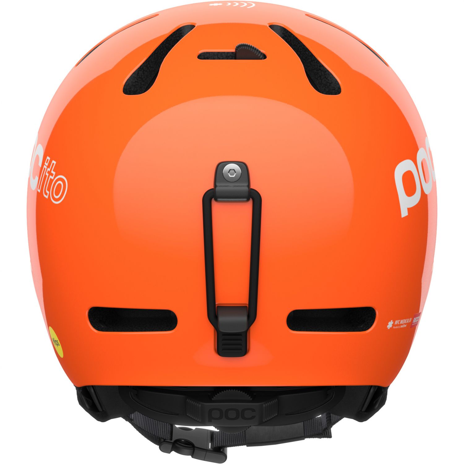 POCito Fornix MIPS, capacete de esqui, juvenil, fluorescent orange
