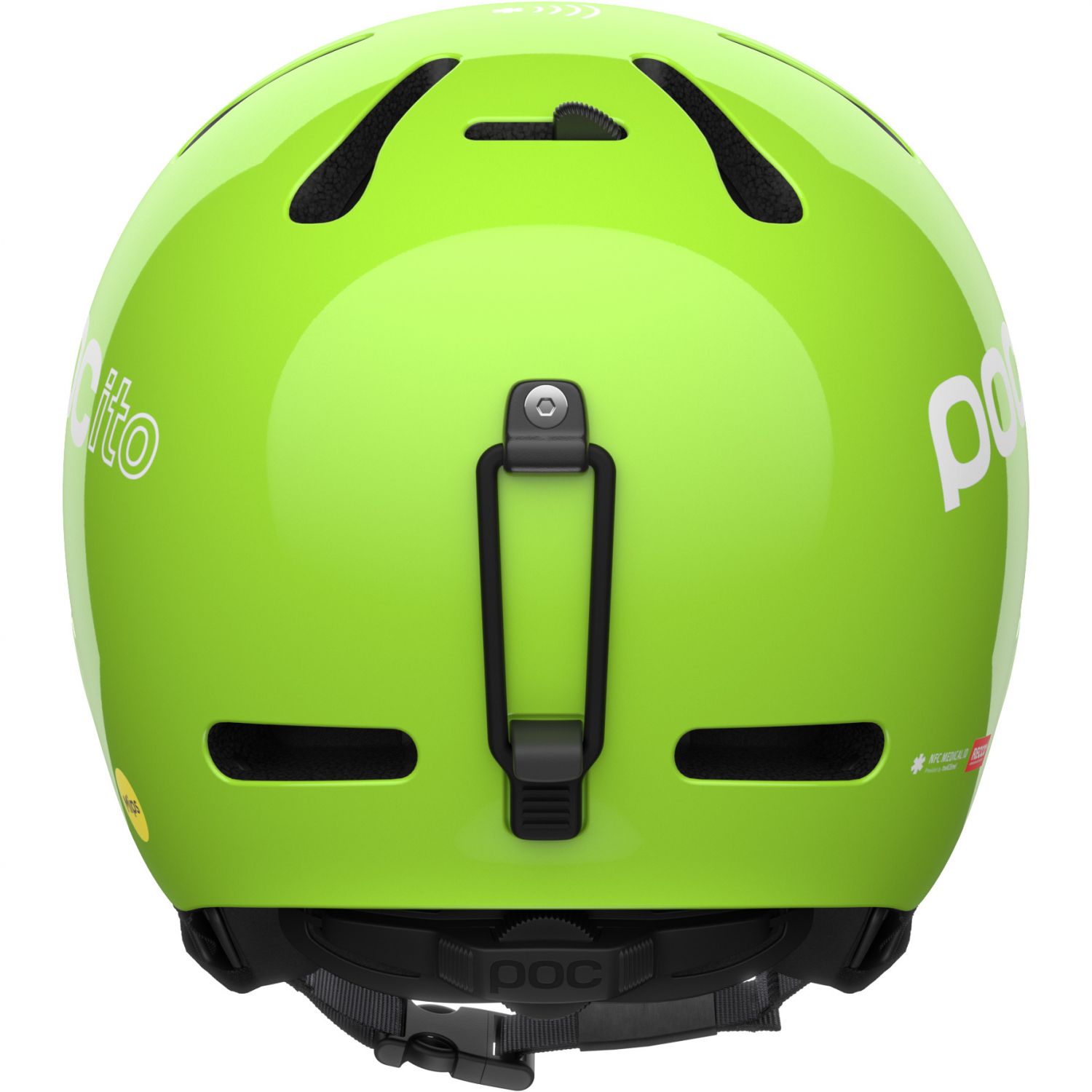 POCito Fornix MIPS, casque de ski, junior, fluorescent yellow/green