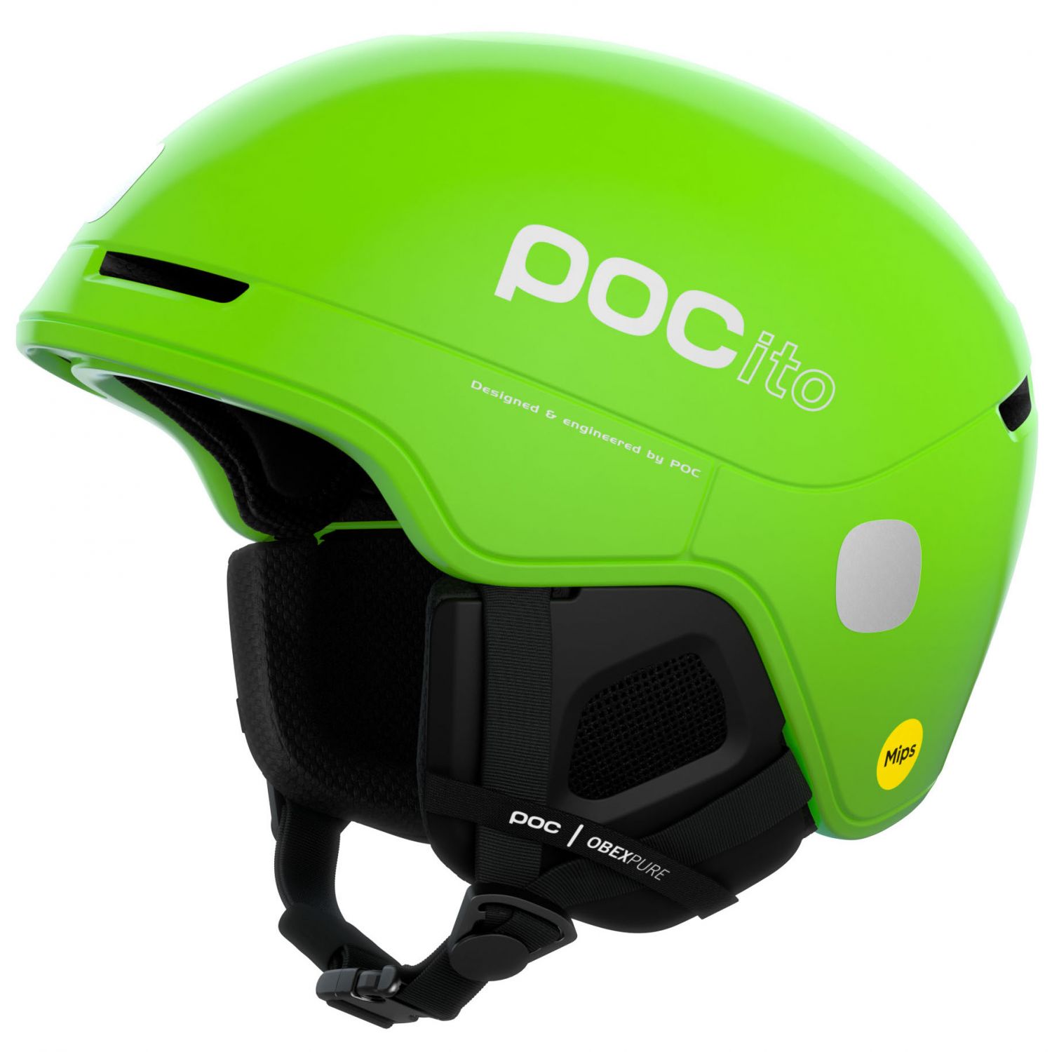 POCito Obex Mips, ski helmet, fluorescent yellow/green