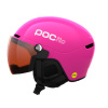 POCito Obex Mips Visor, Skihjelm Med Visir, Junior, Fluorescent Pink