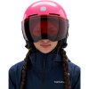 POCito Obex Mips Visor, Skihjelm Med Visir, Junior, Fluorescent Pink