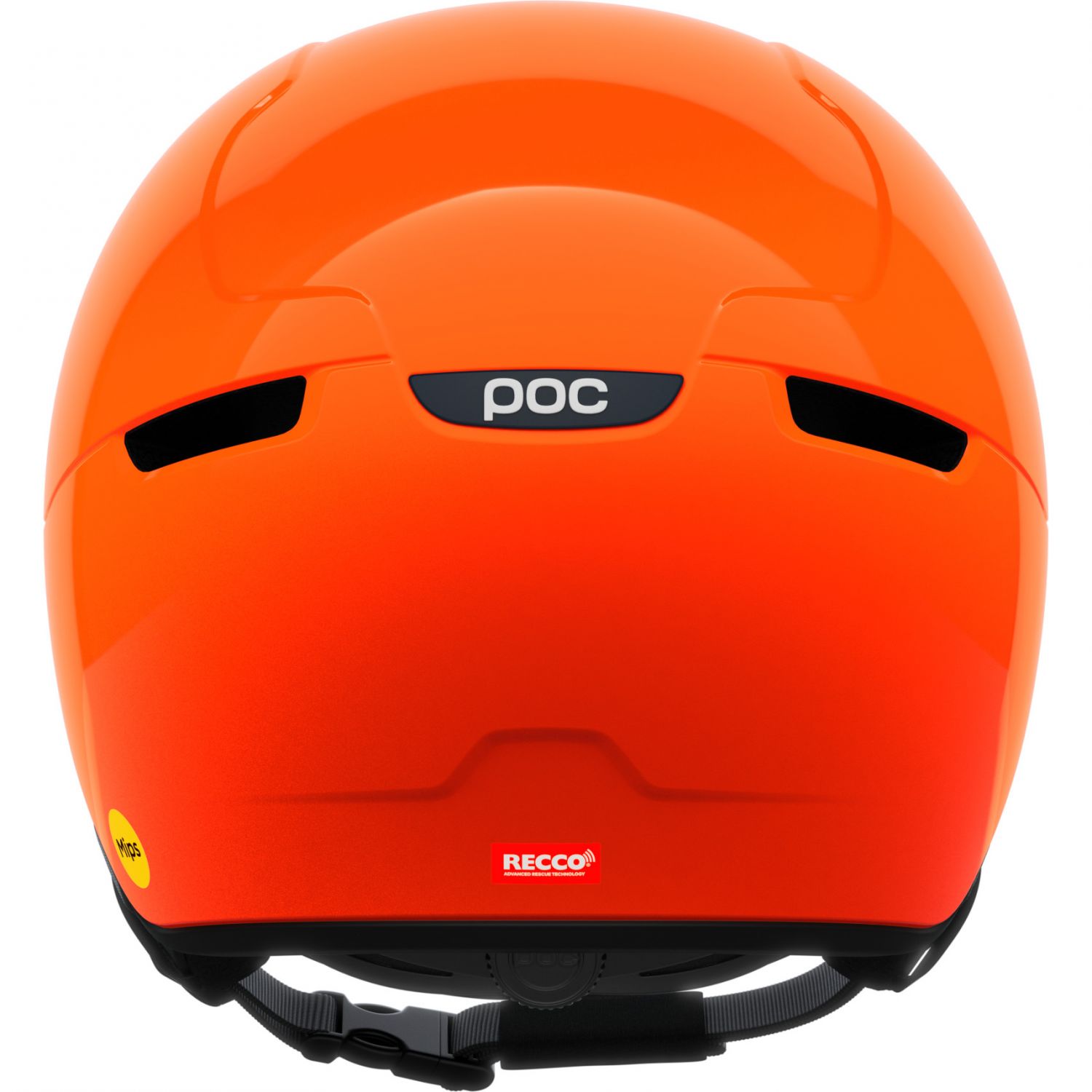 POCito Obex Visor, Skidhjälm med Visir, Junior, Florescent Orange