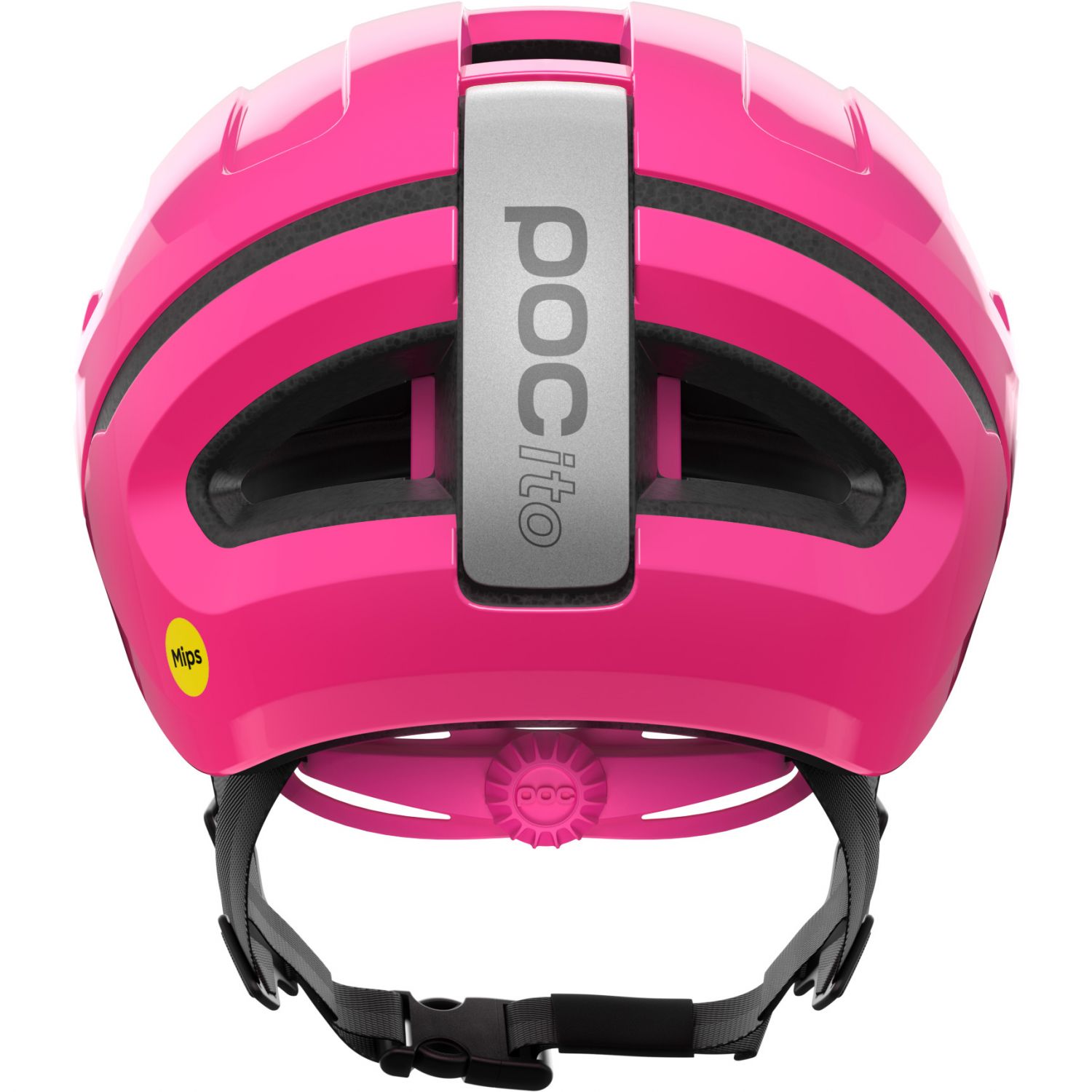 POCito Omne MIPS, capacete de bicicleta, júnior, rosa fluorescente