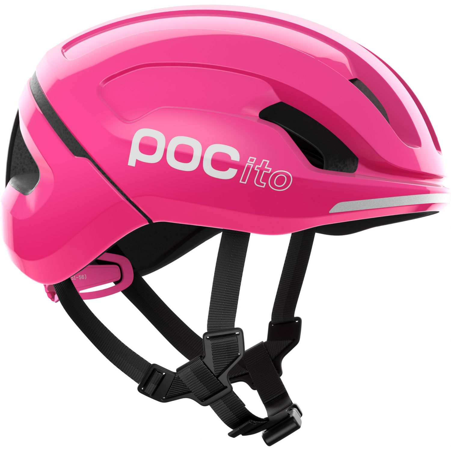 POCito Omne MIPS cyklistická prilba, junior, fluorescenčná ružová