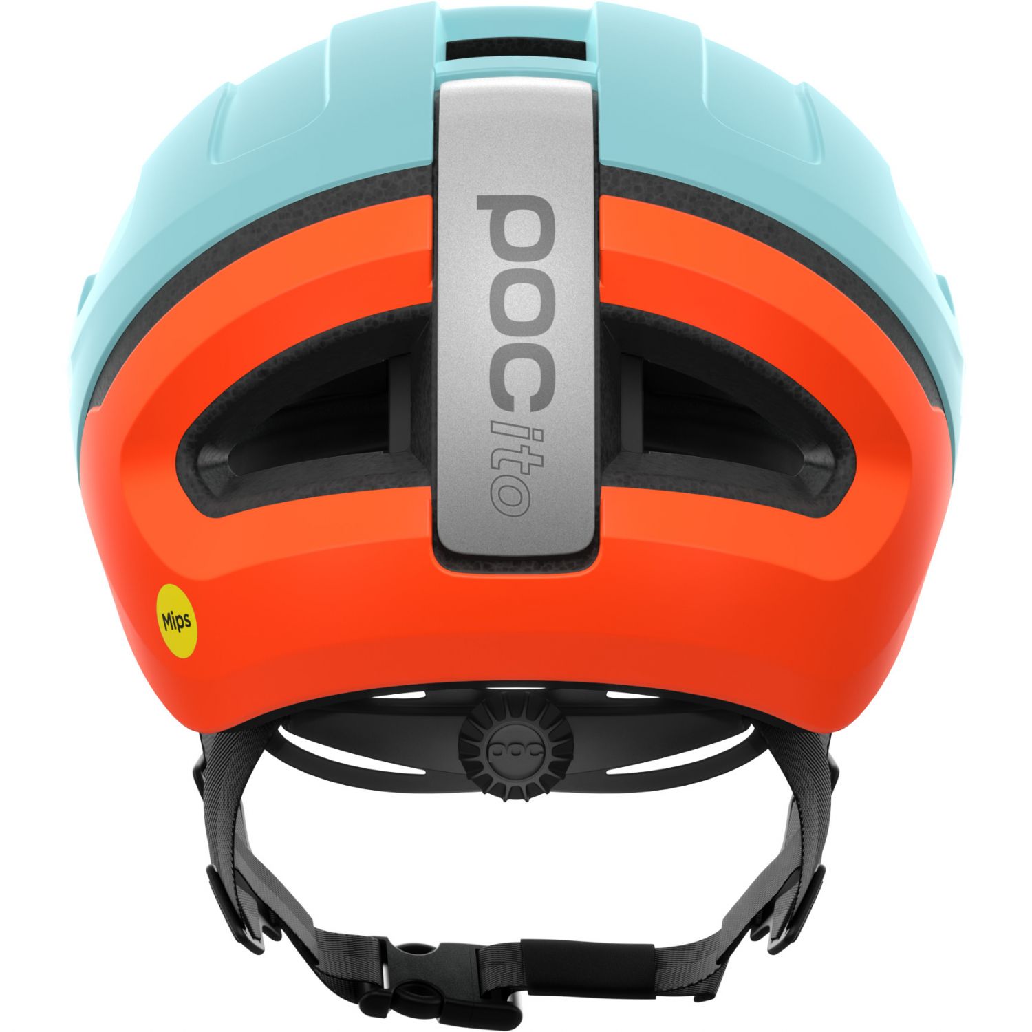 POCito Omne MIPS, fietshelm, junior, indicolite blue matt/carnelian orange matt