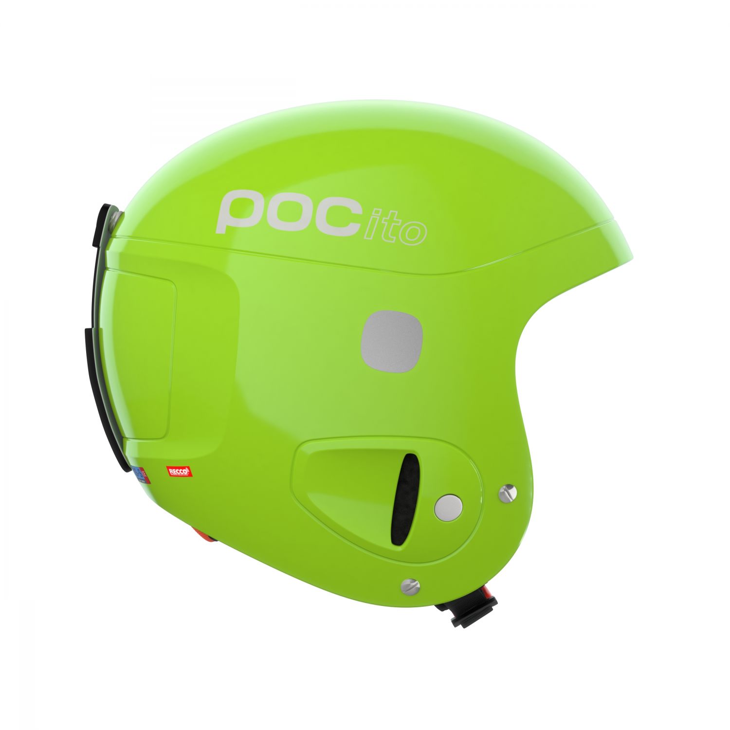 POCito Skull, cască de schi, junior, flourescent yellow/green