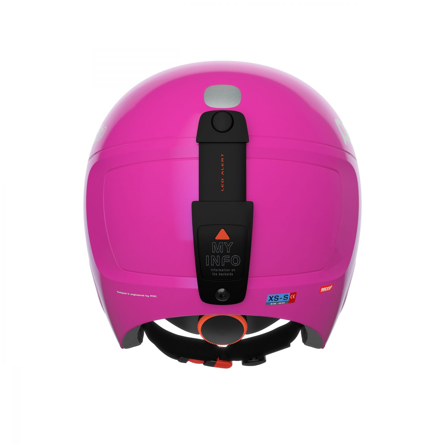 POCito Skull, casco da sci per bambini, rosa