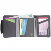 Portofel Lifeventure RFID din materiale reciclate, gri