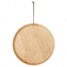Prato de madeira para jantar Oyo, 26CM, prato