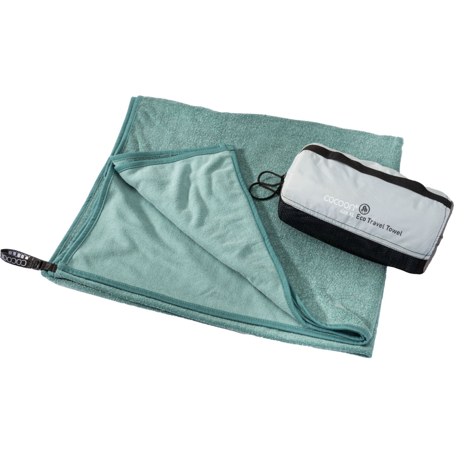 Prosop de călătorie Cocoon Eco, 150x80cm, prosop Lyocell, verde nil