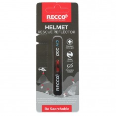 Recco Helm Rescue, odblaskowy, czarny