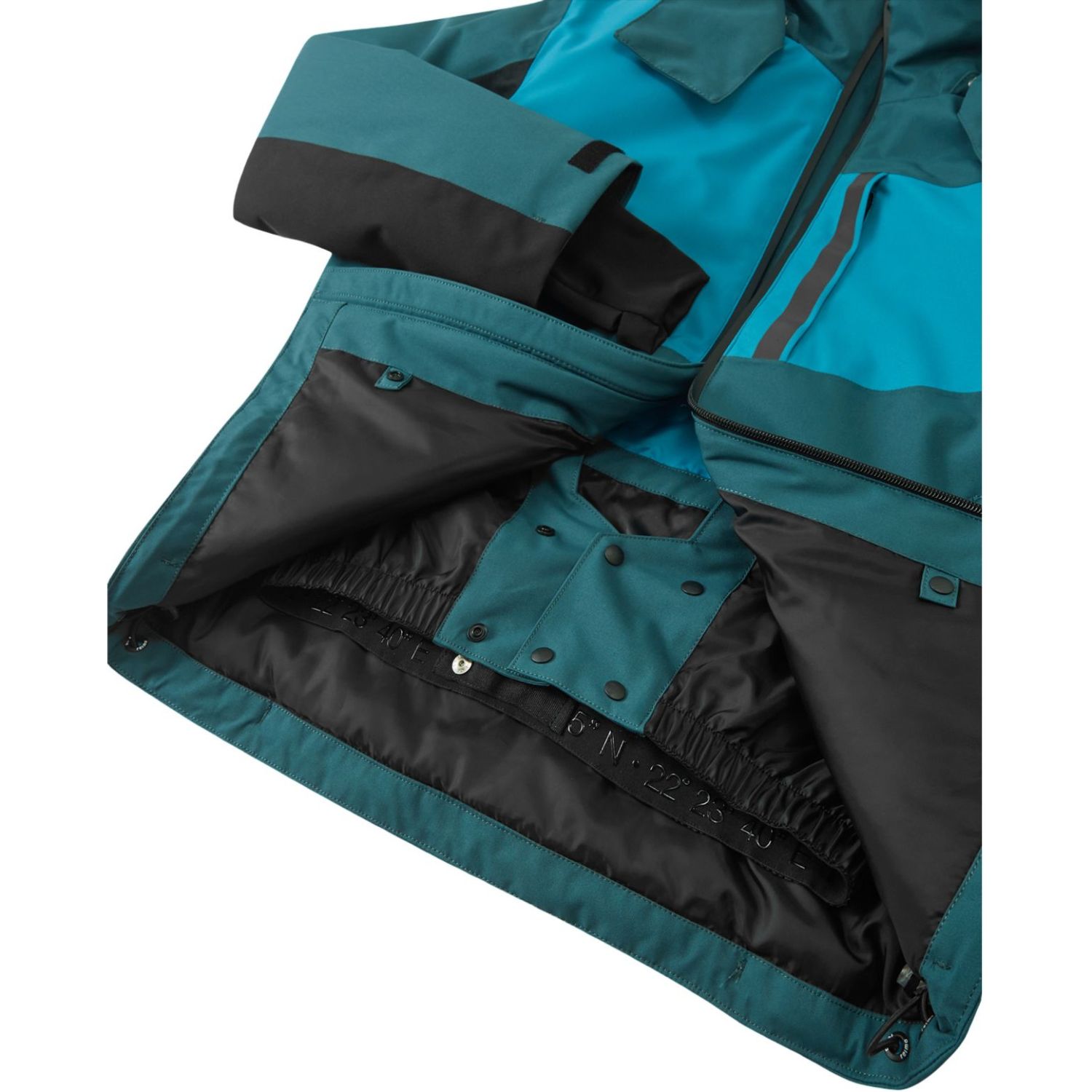 Reima Jatuni, skijakke, junior, dark teal
