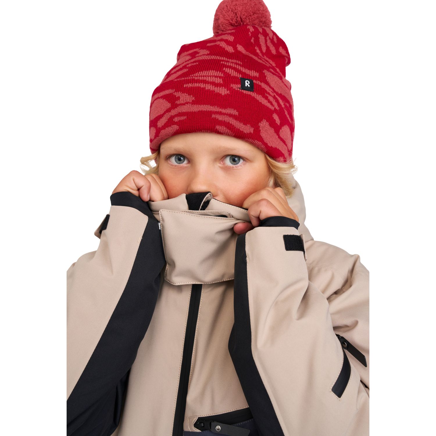 Reima Skaulo, sneeuwpak, kinderen, earthy beige