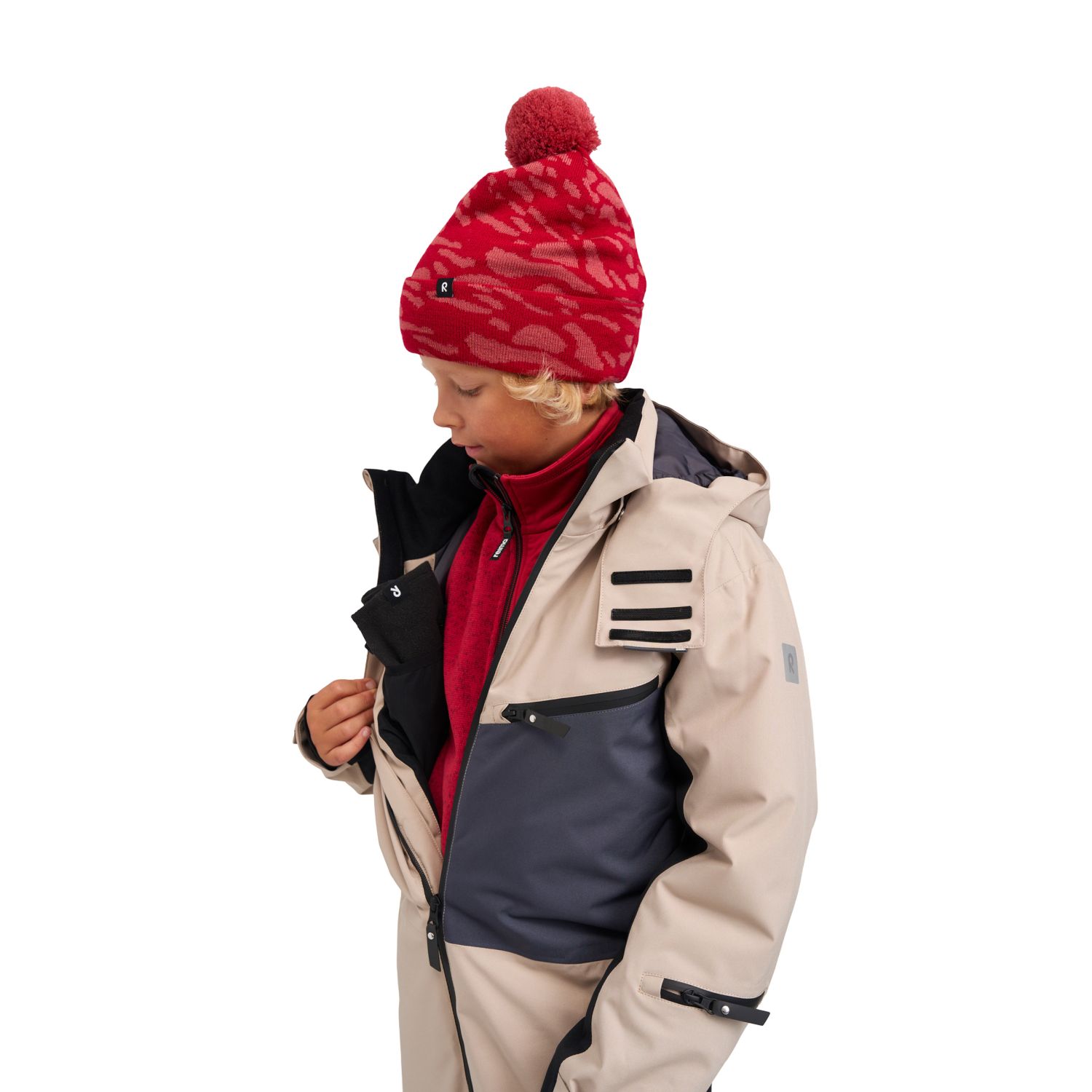 Reima Skaulo, sneeuwpak, kinderen, earthy beige