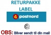 Returforsendelse/label til ombytning