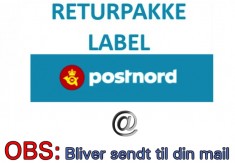 Returforsendelse/label til ombytning