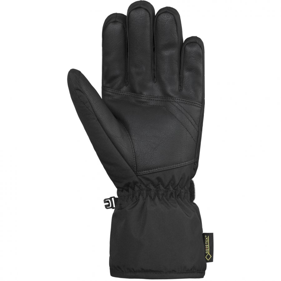 Reusch GTX, guanti da sci, nero