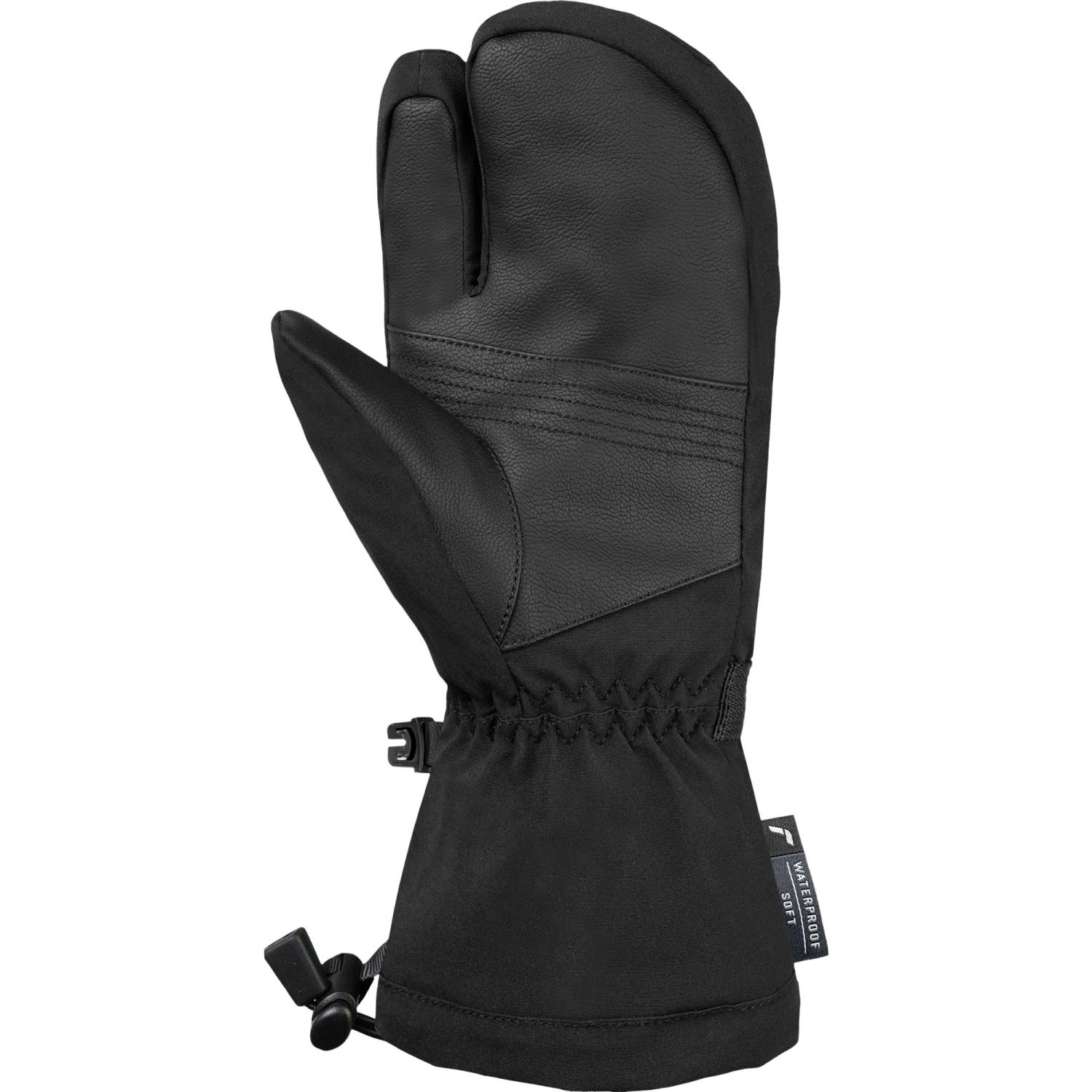 Reusch Lan R-Tex® XT, 3-prstové lyžiarske rukavice, junior, čierne