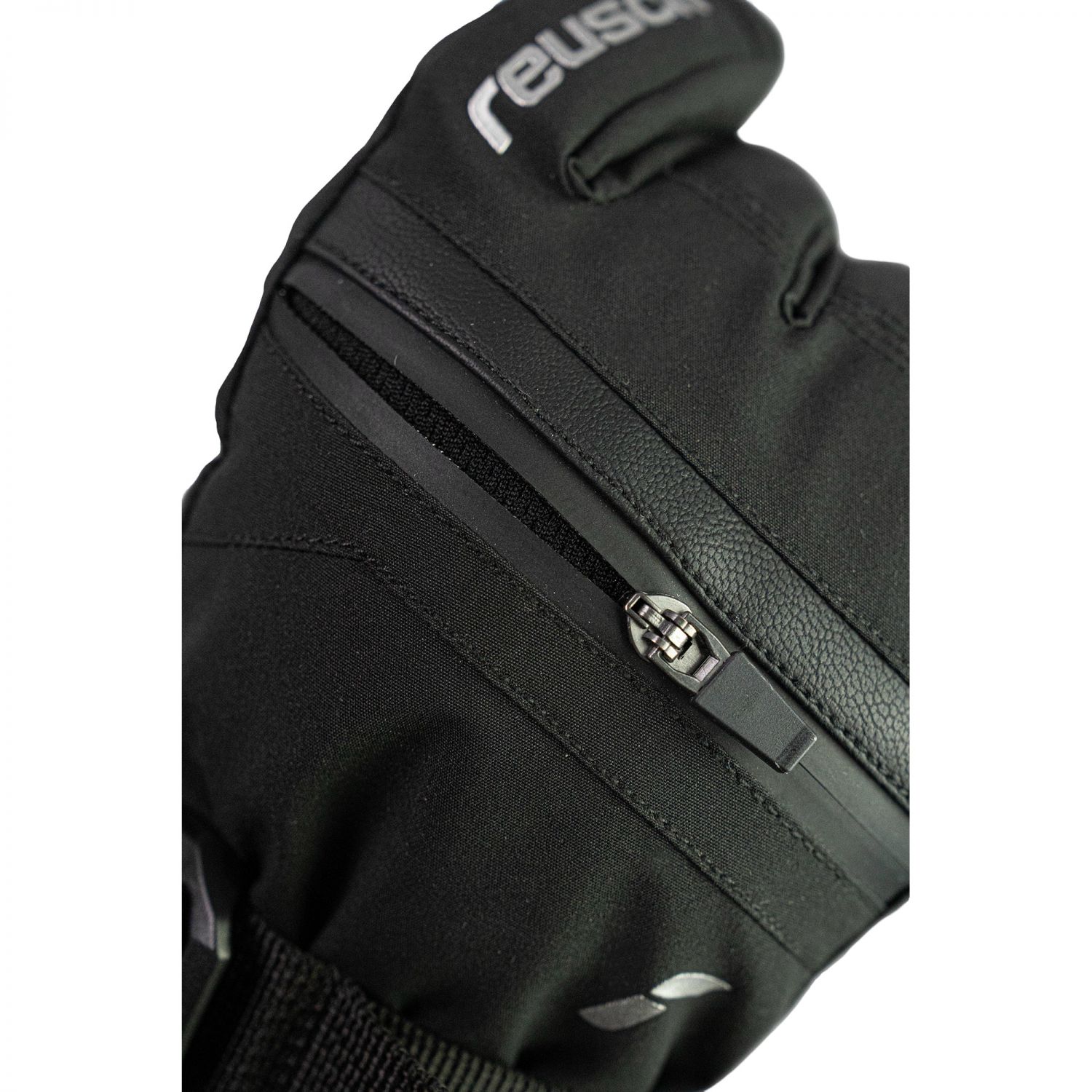 Reusch Lan R-Tex® XT, lyžiarske rukavice, junior, čierna