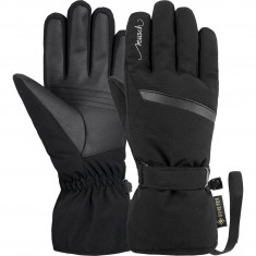Reusch Sandy, luvas de esqui, senhoras, preto/prata
