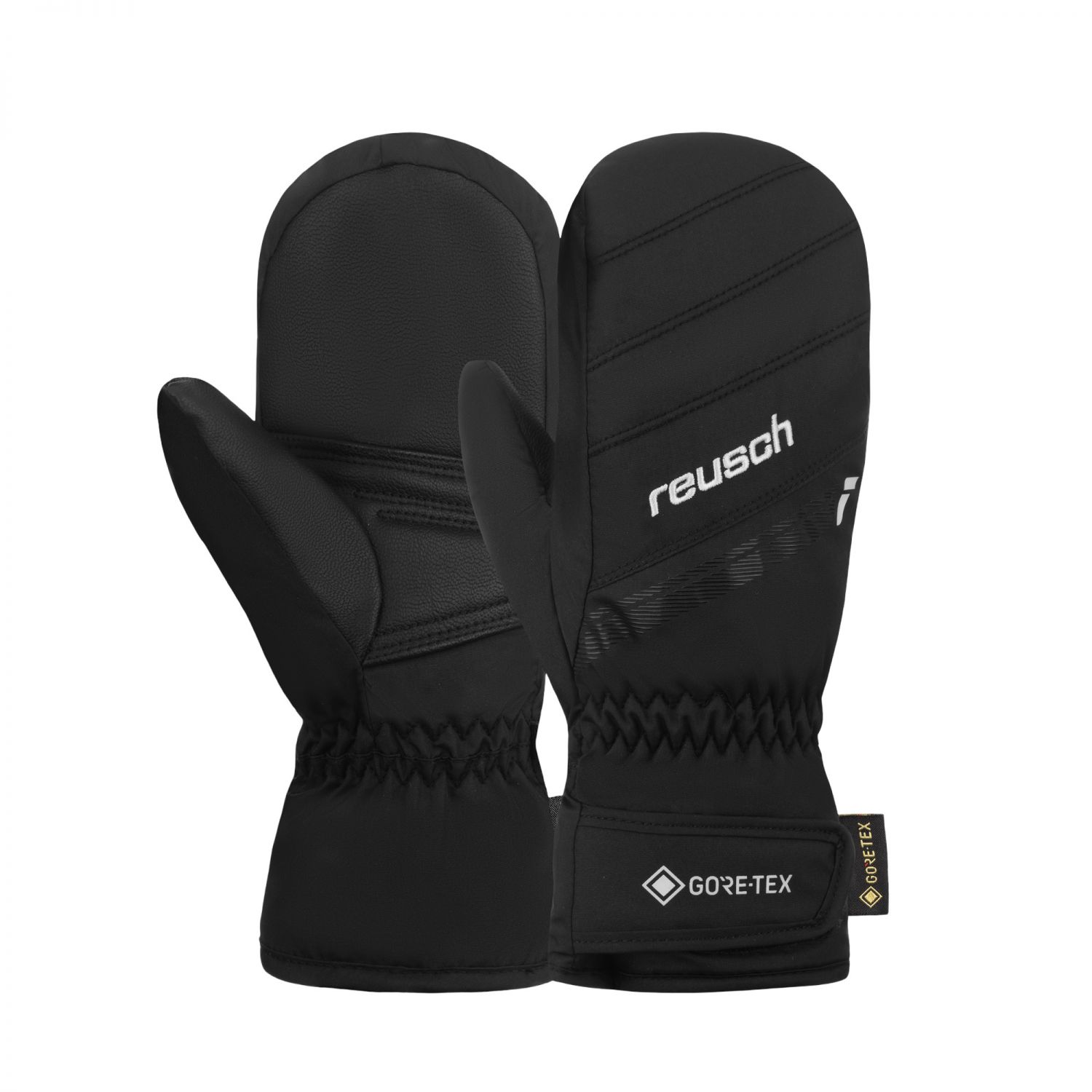 Reusch Tommy GTX, luvas de esqui, juvenil, preto