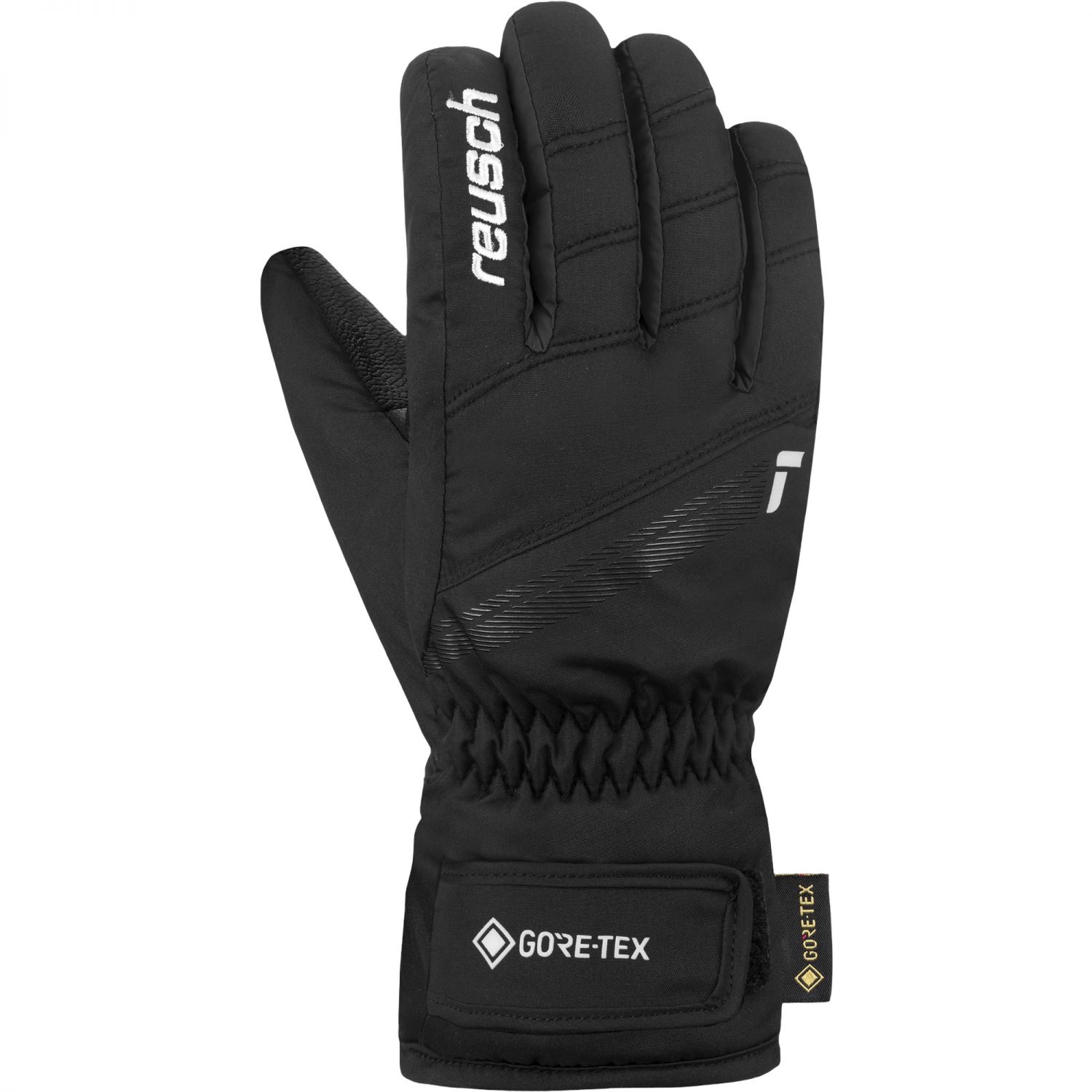 Reusch Tommy GTX, lyžiarske rukavice, junior, čierna