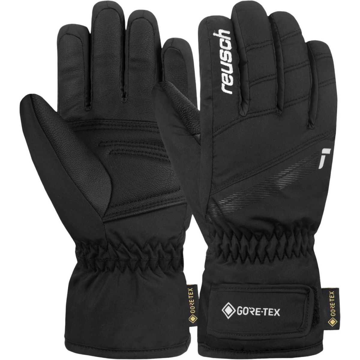 Reusch Tommy GTX, rękawice narciarskie, junior, czarne