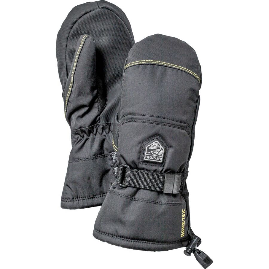 Hestra Gore-Tex Gauntlet, rękawice, juniorskie, czarne